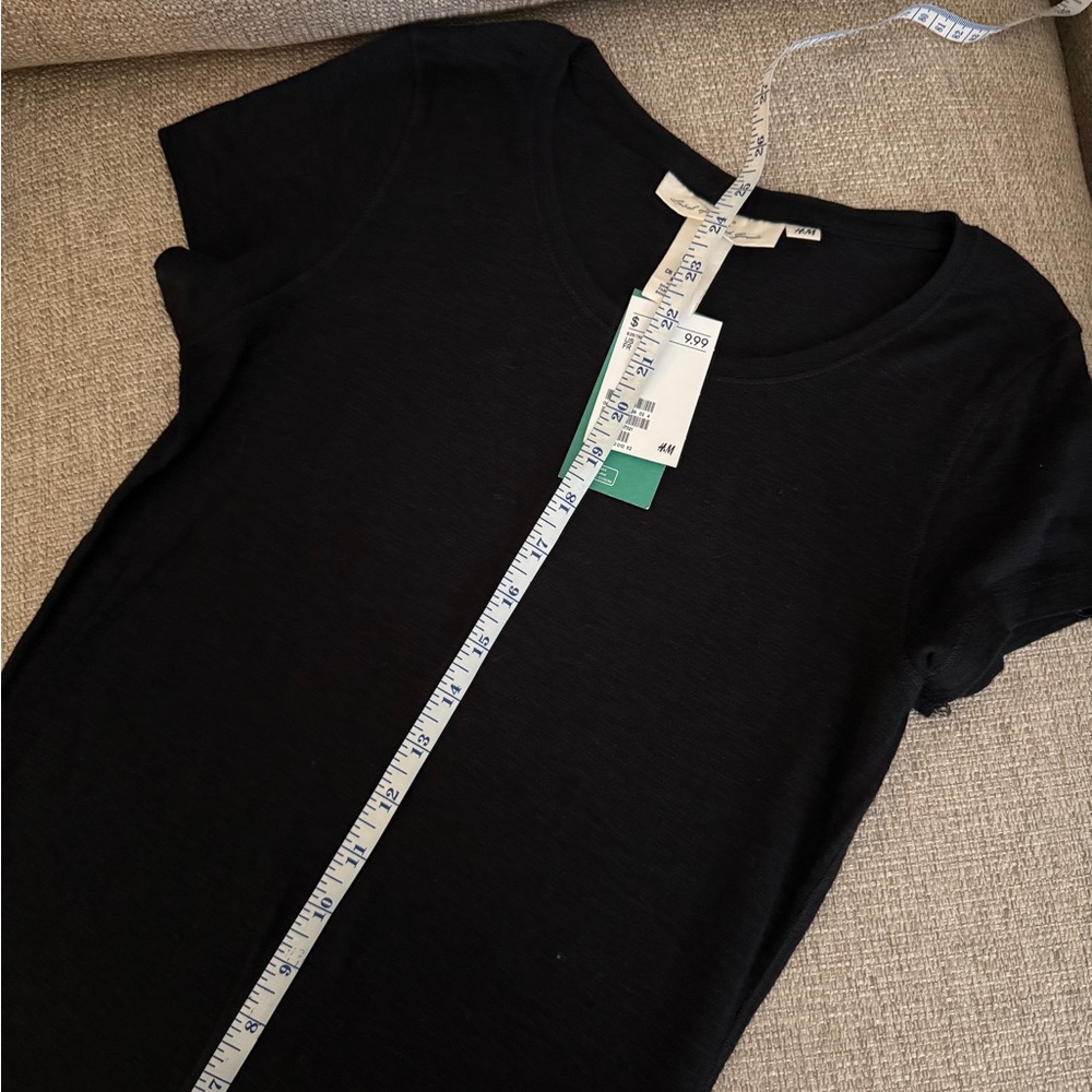 Black Short Sleeve T-Shirt Crew Neck